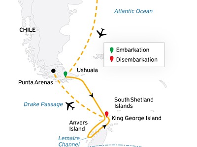 Antarctic Express: Sail South, Fly North (World Voyager)