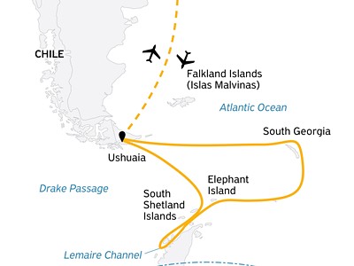 South Georgia and Antarctic Peninsula: Penguin Safari (World Voyager)