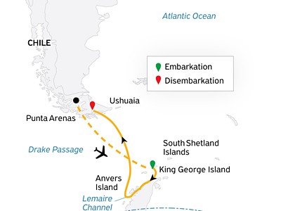 Antarctic Express: Fly South, Sail North (Ocean Explorer)