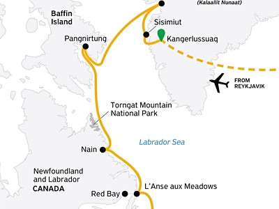 Greenland to Newfoundland: Mountains, Wildlife and Viking Hist...
