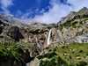 Vodopády Cascada del Cinca v údolí Pineta
