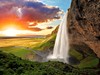 Vodopád Seljalandsfoss
