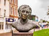 Rodiště Agathy Christie Torquay s pomníkem na poctu britské spisovatelce