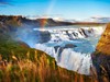 Vodopád Gullfoss a řeka Olfusa