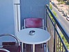 Balkon hotelového pokoje