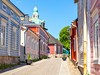 Krásné městečko Porvoo ve Finsku